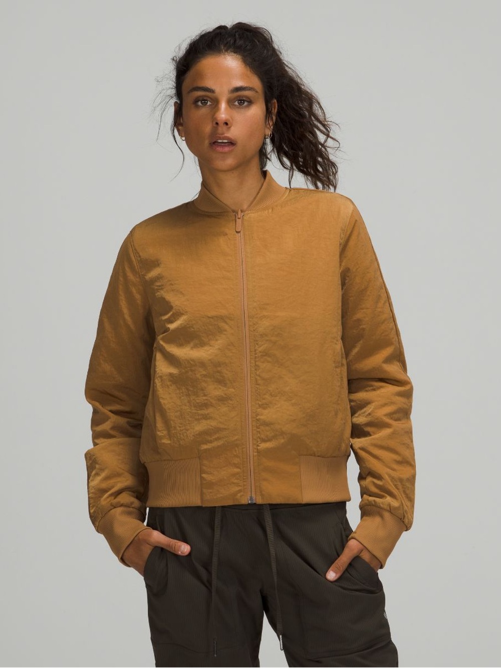 Lululemon Non-Stop reversible Bomber Jacket sz 8